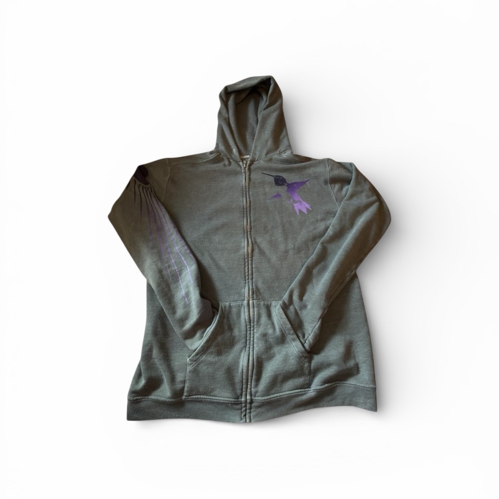 Freecity Charcoal Hoodie with Purple Accents - medium - Picture 3 of 8